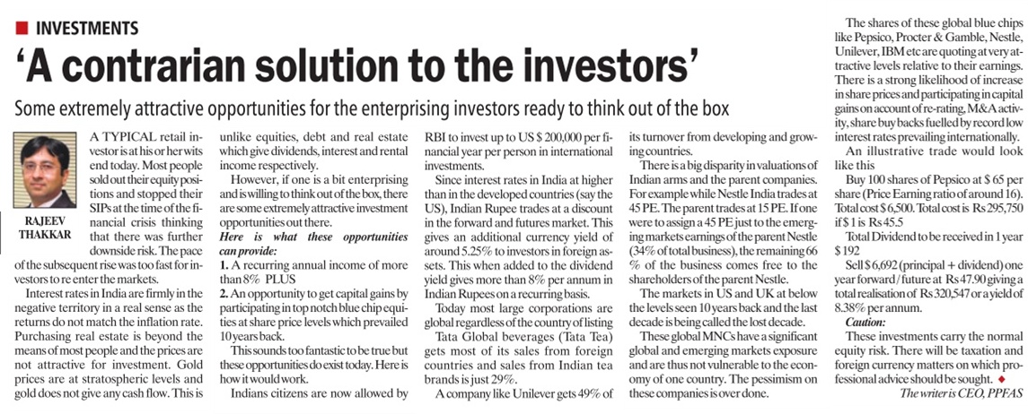International Investing: Indian Express - Rajeev Thakkar